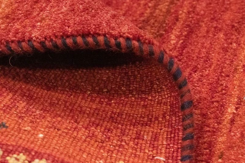 Gabbeh Teppich - Perser 75 x 215 cm - rot