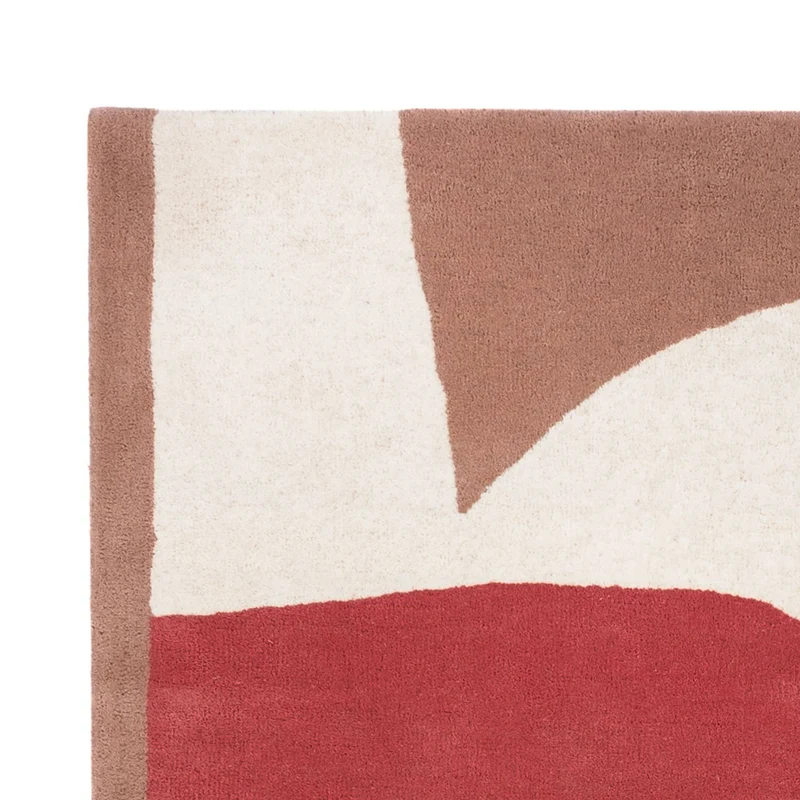 Designer Teppich - 140 x 200 cm - rosa