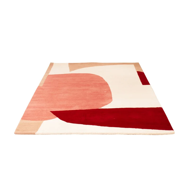 Designer Teppich - 140 x 200 cm - rosa