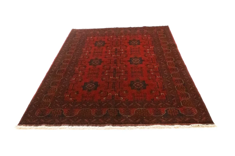 Afghan Teppich - Kunduz 149 x 197 cm - rot