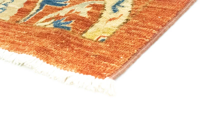 Ziegler Teppich 125x175cm - Orientteppich - orange