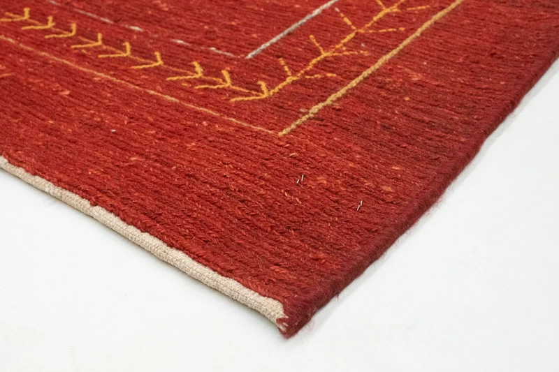 Gabbeh Teppich - Perser 111 x 167 cm - rot