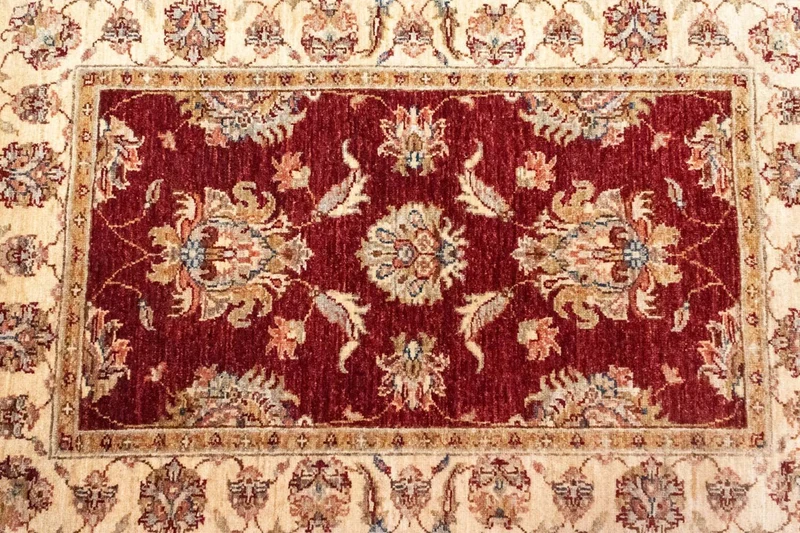Ziegler Teppich 84 x 127 cm - rot