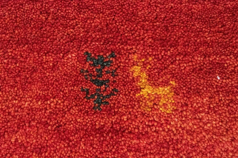 Gabbeh Teppich - Perser 99 x 147 cm - rot
