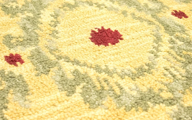 Wollteppich 152 x 243 cm Wohnzimmer Teppich