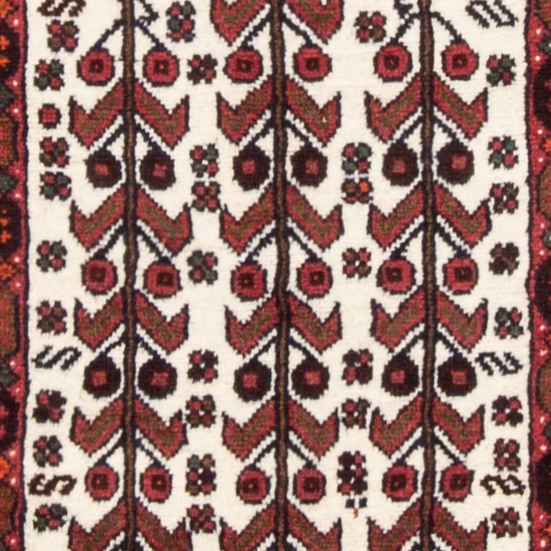 Belutsch Teppich 101 x 191 cm - rot