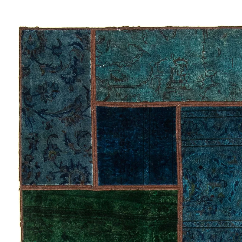 Patchwork Teppich 143 x 207 cm - mehrfarbig