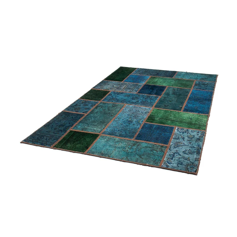Patchwork Teppich 143 x 207 cm - mehrfarbig