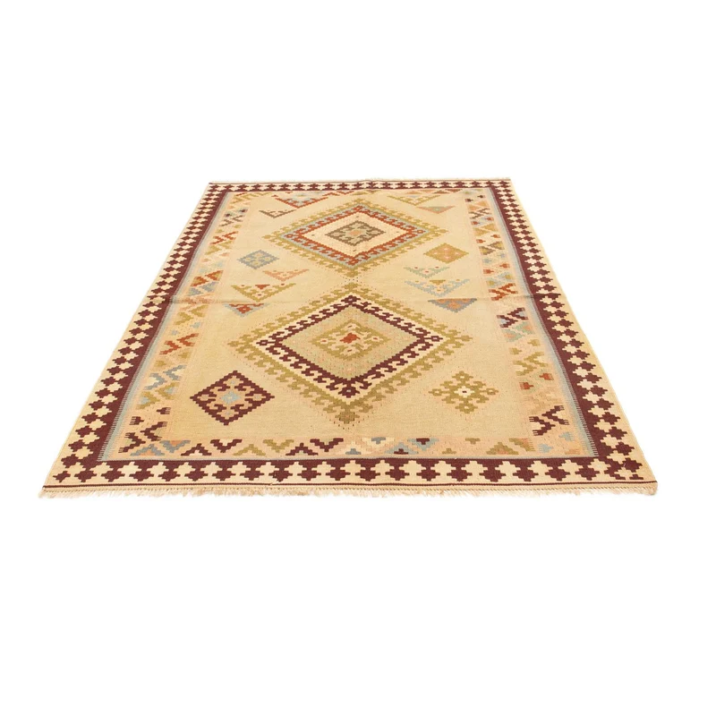 Kelim Teppich - Oriental 150 x 216 cm - hellbeige