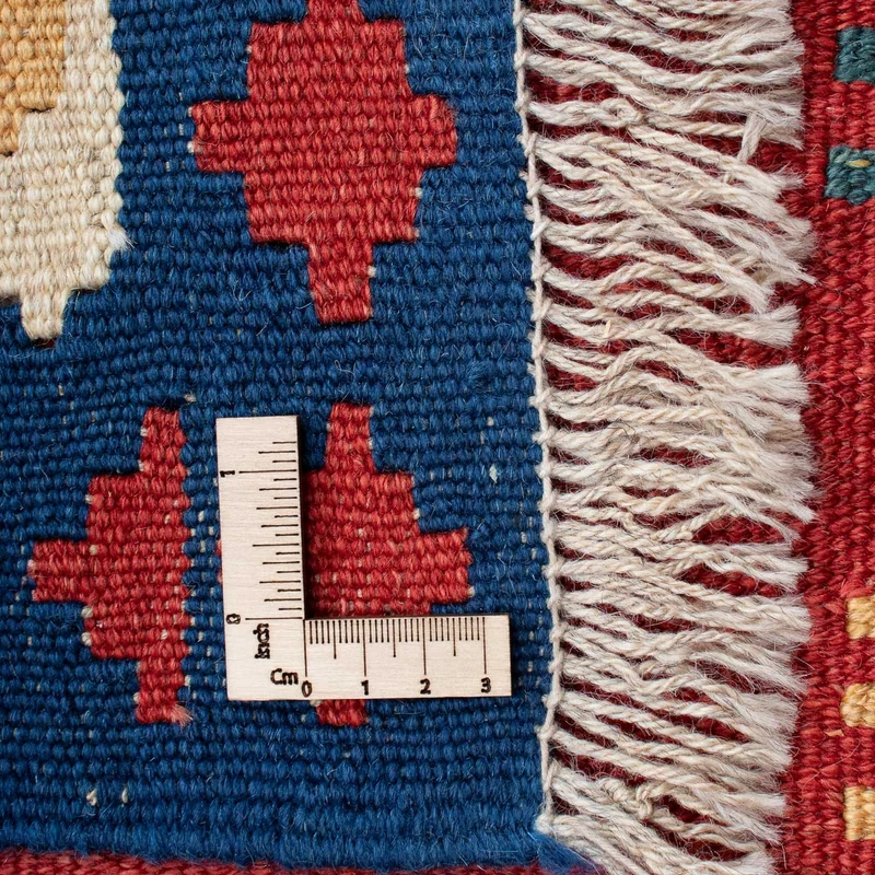 Kelim Teppich - Oriental 146 x 222 cm - dunkelrot