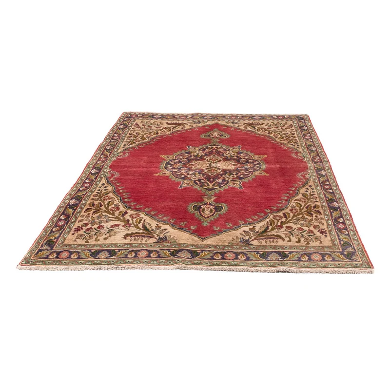 Perserteppich - Täbriz - 145 x 203 cm - rot
