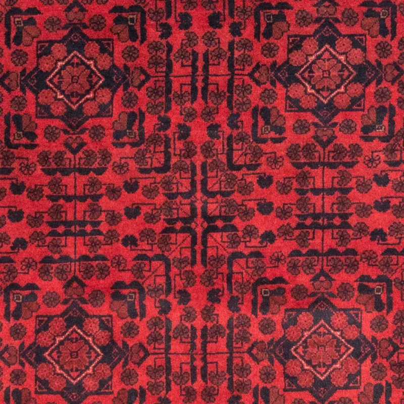 Afghan Teppich - Kunduz 122 x 187 cm - rot