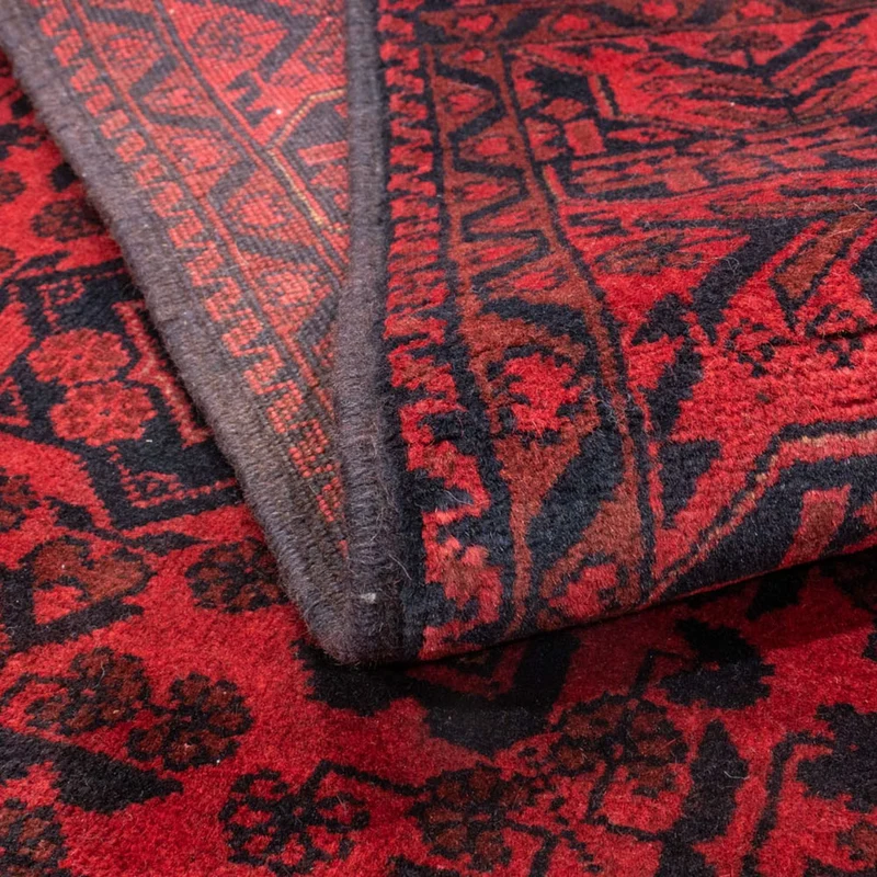 Afghan Teppich - Kunduz 122 x 187 cm - rot