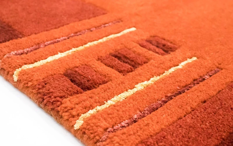Nepal Teppich 173 x 239 cm Wohnzimmer Teppich