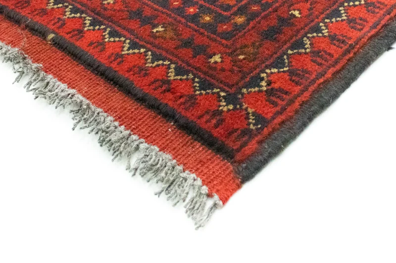 Afghan Teppich - Kunduz 151 x 193 cm - rot