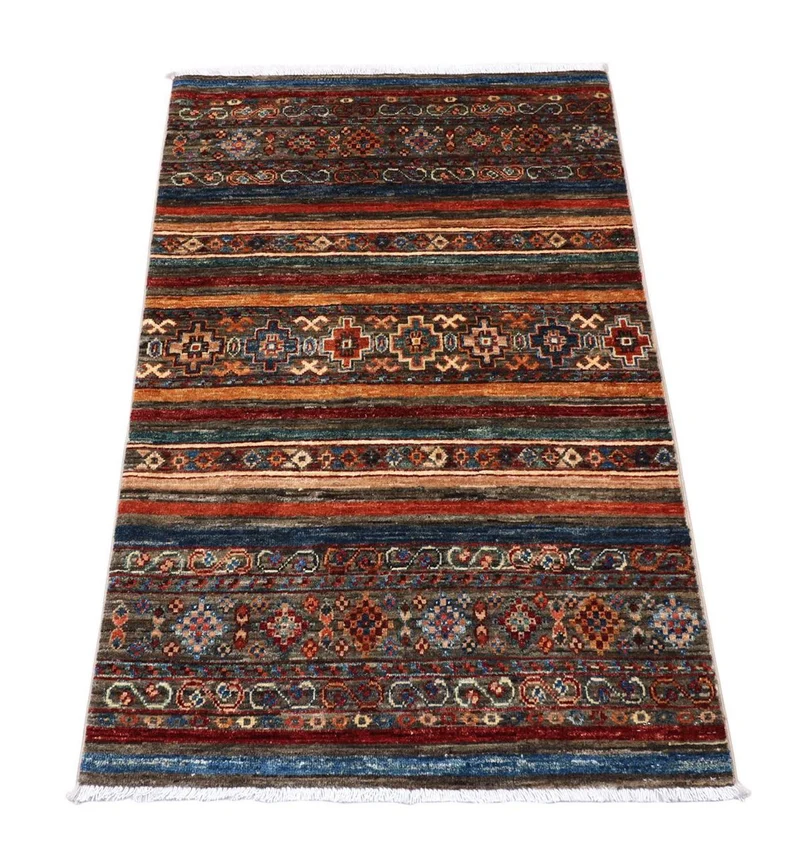 Ziegler Teppich 84 x 127 cm - mehrfarbig