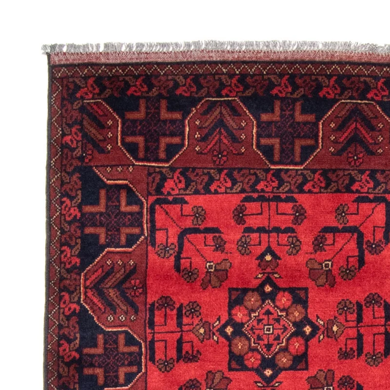 Afghan Teppich - Kunduz 127 x 184 cm - rot