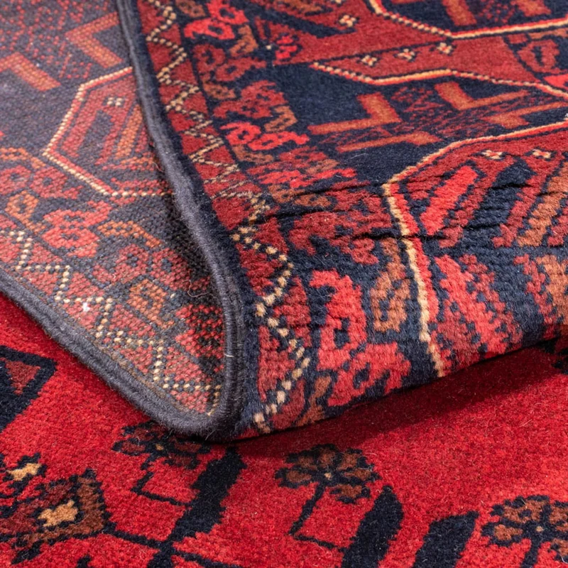 Afghan Teppich - Kunduz 127 x 184 cm - rot