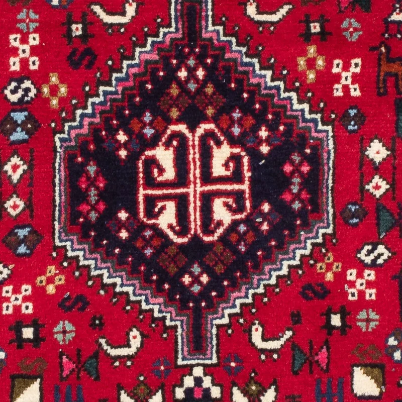 Perserteppich - Nomadic 78 x 122 cm - dunkelrot