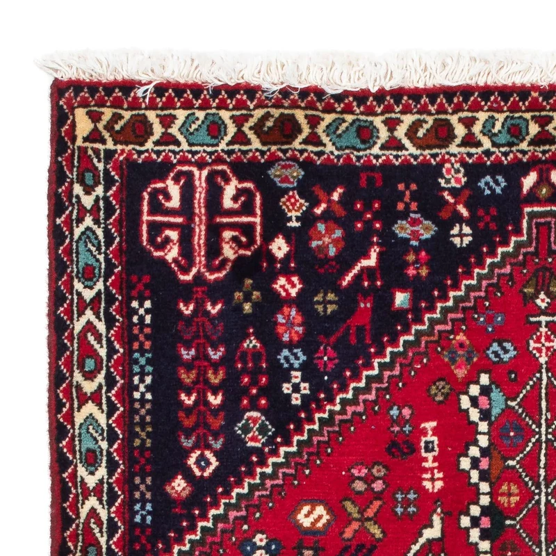 Perserteppich - Nomadic 78 x 122 cm - dunkelrot