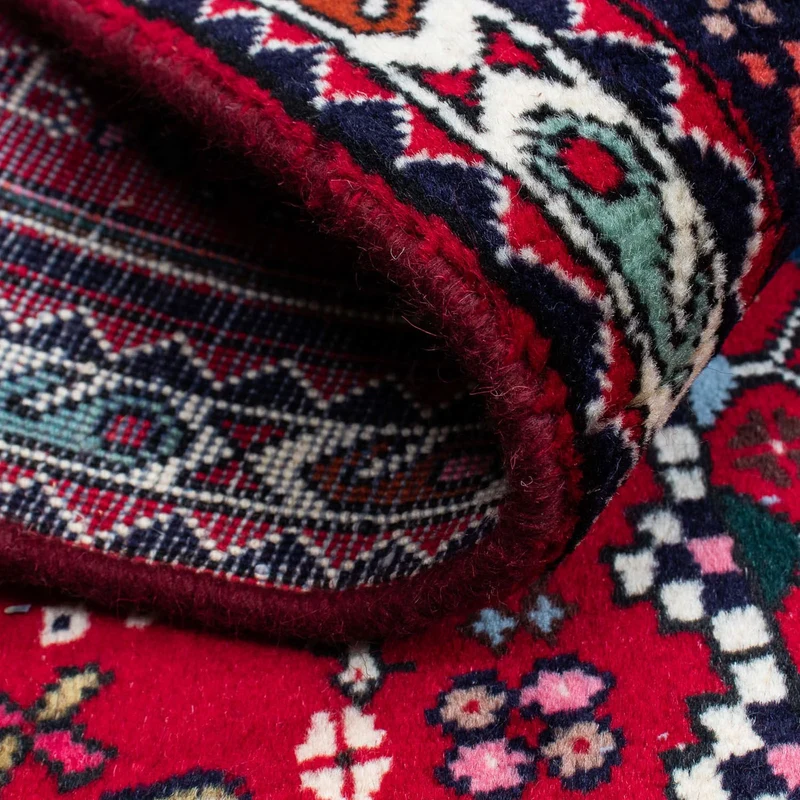 Perserteppich - Nomadic 78 x 122 cm - dunkelrot