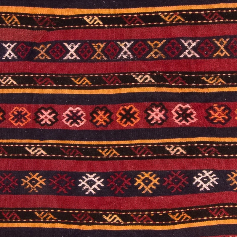 Kelim Teppich - Old 140 x 210 cm - mehrfarbig