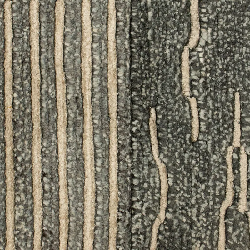Nepal Teppich 200 x 300 cm - grau
