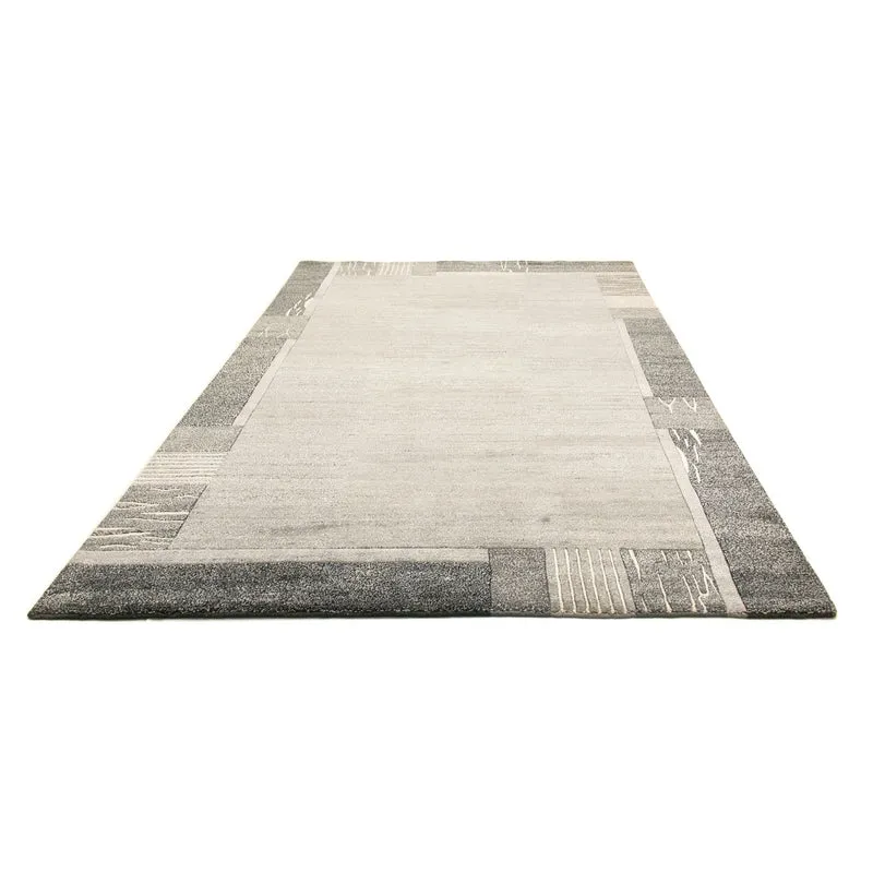 Nepal Teppich 200 x 300 cm - grau