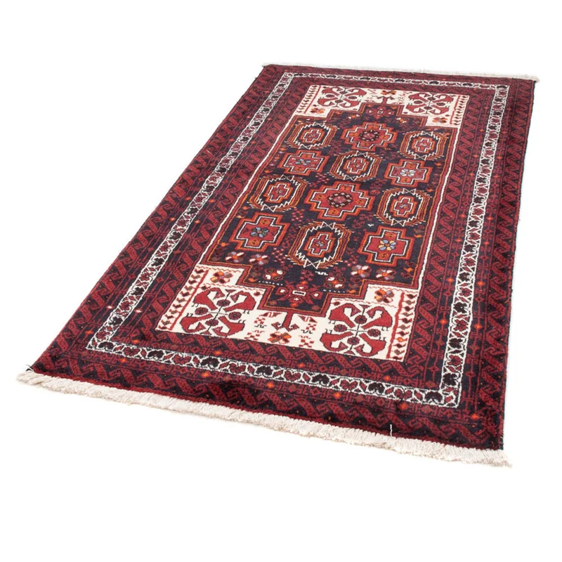 Belutsch Teppich 110 x 194 cm - rot