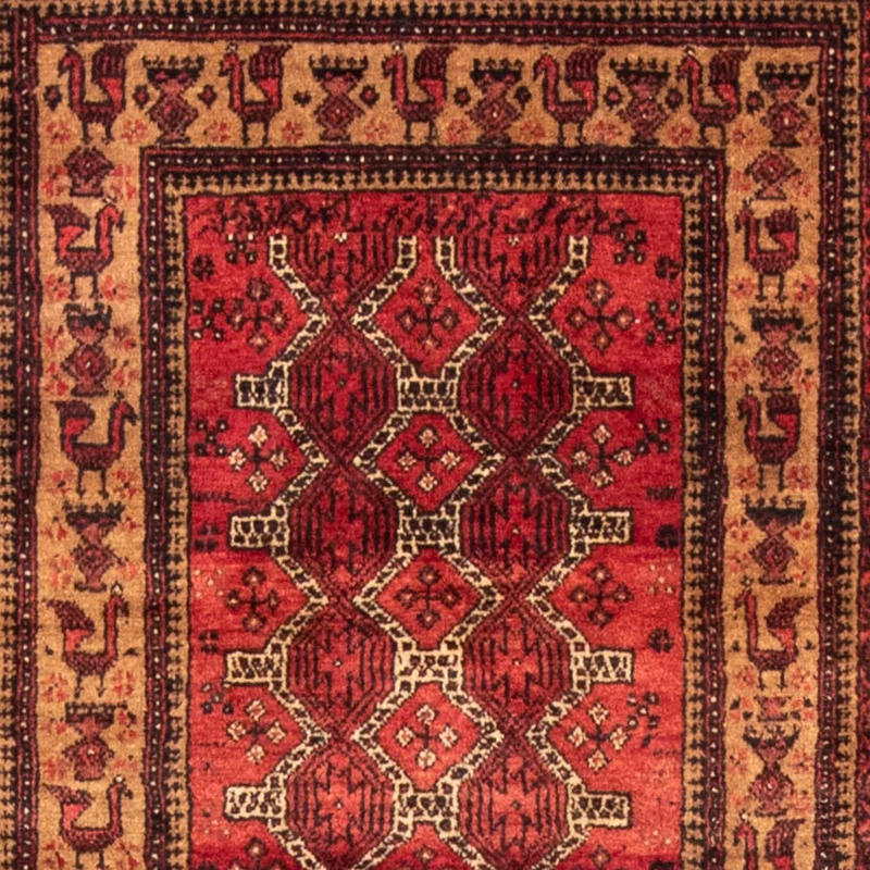 Belutsch Teppich 105 x 192 cm - rost