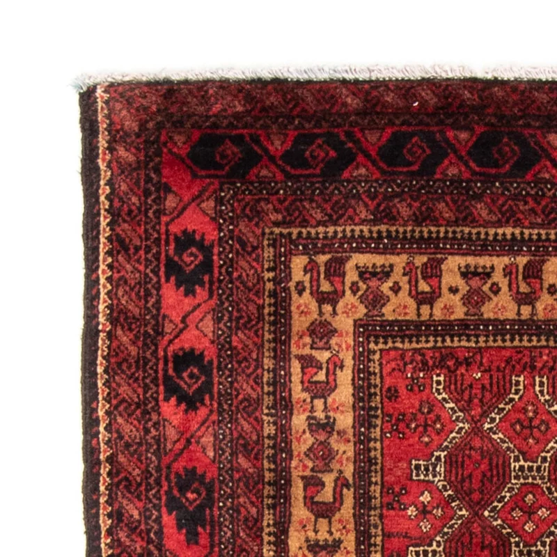Belutsch Teppich 105 x 192 cm - rost