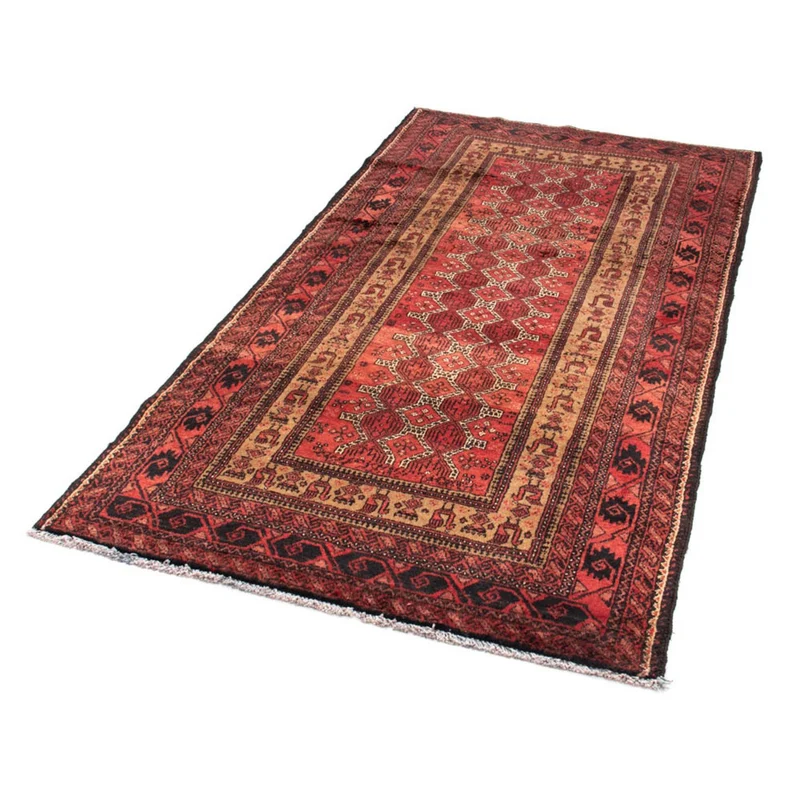Belutsch Teppich 105 x 192 cm - rost