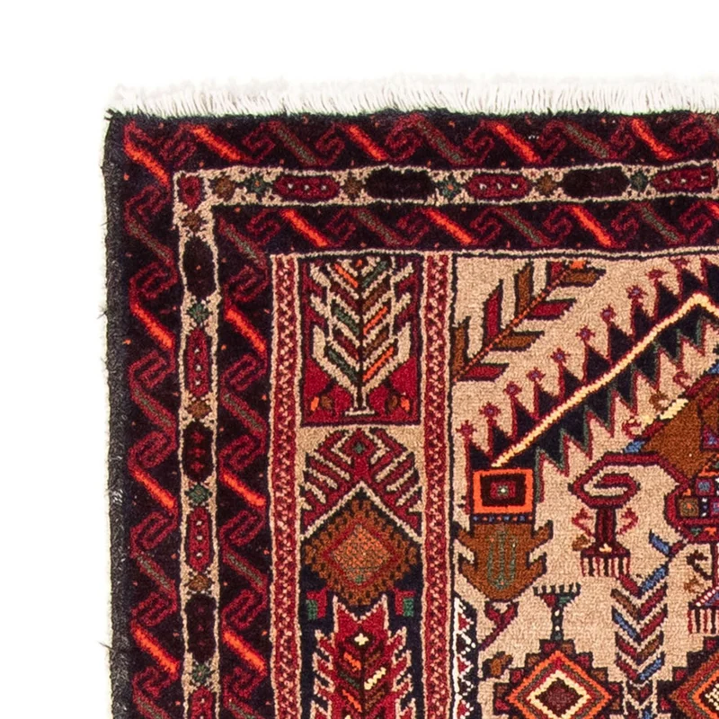Belutsch Teppich 99 x 195 cm - mehrfarbig