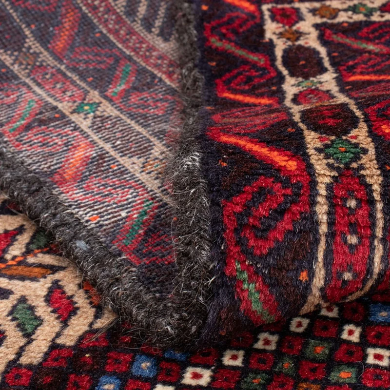 Belutsch Teppich 99 x 195 cm - mehrfarbig