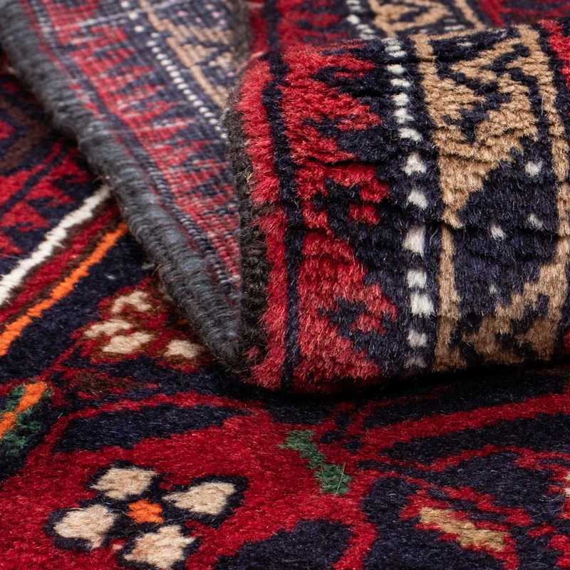 Belutsch Teppich 99 x 199 cm - rot
