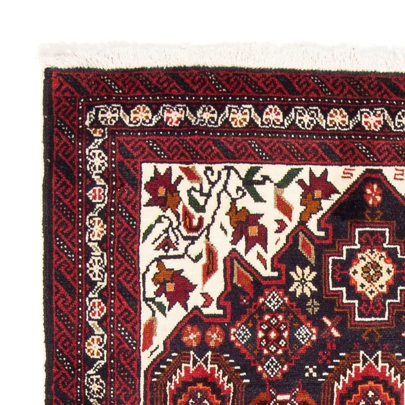 Belutsch Teppich 110 x 196 cm - dunkelblau