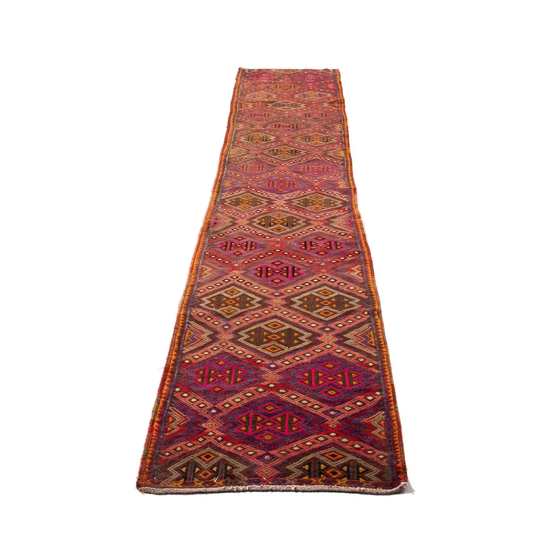 Kelim Teppich - Old 70 x 380 cm - mehrfarbig