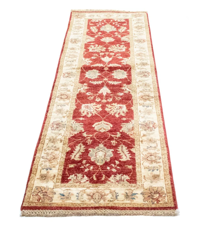 Ziegler Teppich 62 x 202 cm - rot