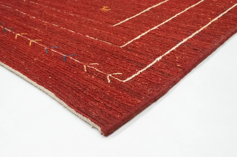 Gabbeh Teppich - Perser 114 x 173 cm - rot