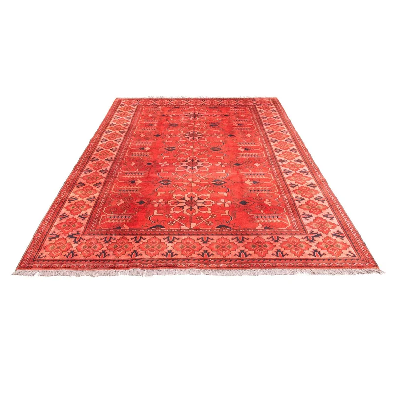 Orientteppich 210 x 296 cm - dunkelrot