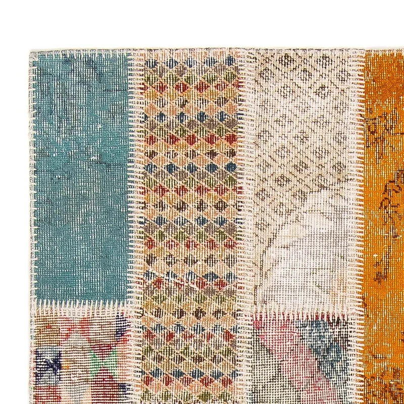 Patchwork Teppich 120 x 184 cm - mehrfarbig