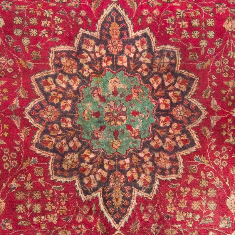Orientteppich 226 x 308 cm - dunkelrot