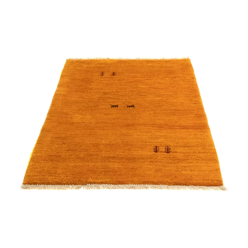 Gabbeh Teppich - Perser 86 x 132 cm - gold