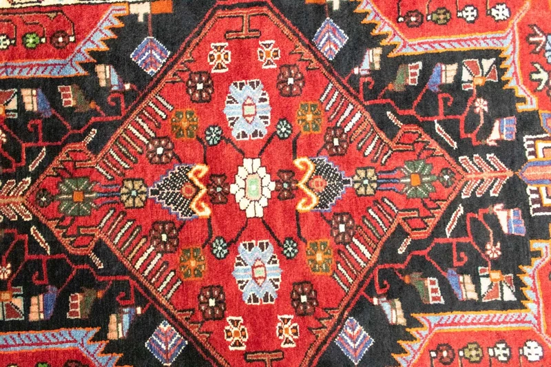 Perserteppich - Nomadic 108 x 155 cm - rot