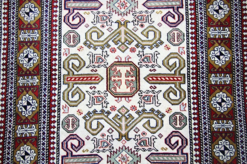 Ziegler Teppich - Kazak 85 x 127 cm - blau
