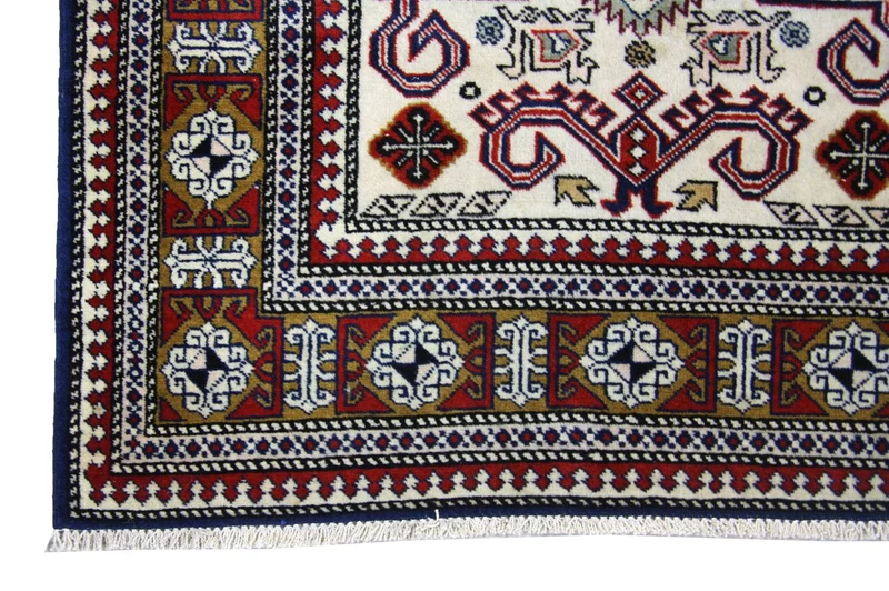 Ziegler Teppich - Kazak 85 x 127 cm - blau