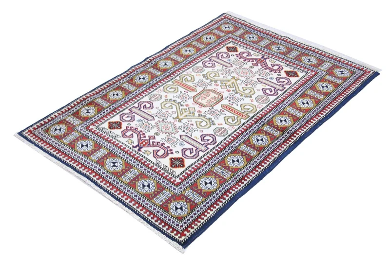 Ziegler Teppich - Kazak 85 x 127 cm - blau