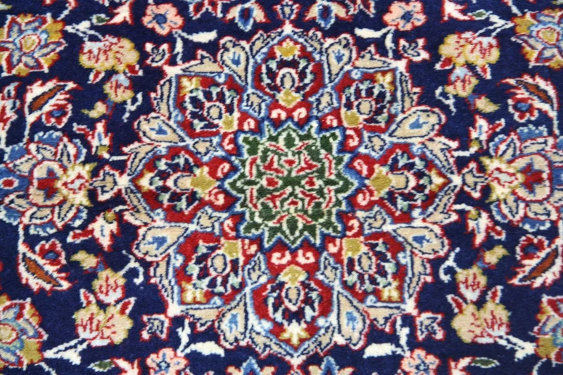 Perserteppich - Isfahan - Premium 67 x 91 cm - blau