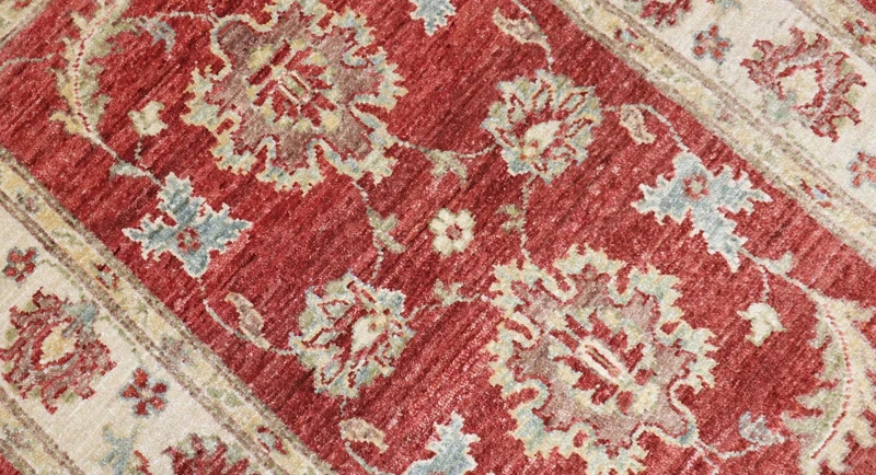 Ziegler Teppich 84 x 129 cm - rot