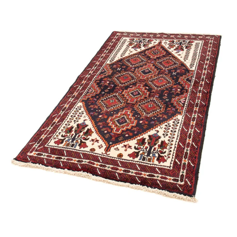 Belutsch Teppich 103 x 185 cm - dunkelblau
